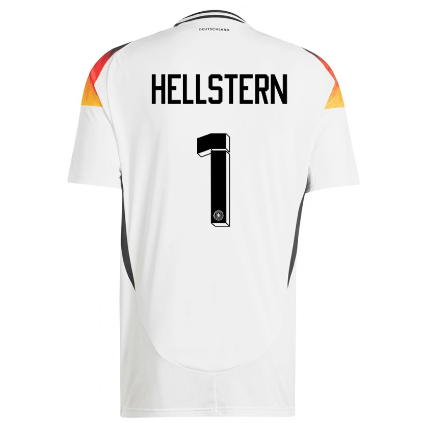 Danxen Kid Germany Florian Hellstern #1 White Home Jersey 24-26 T-Shirt