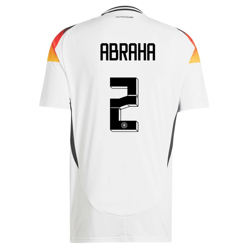 Danxen Kid Germany Natnael Abraha #2 White Home Jersey 24-26 T-Shirt