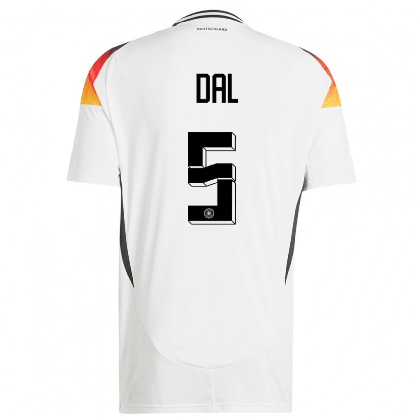 Danxen Kid Germany Maxim Dal #5 White Home Jersey 24-26 T-Shirt