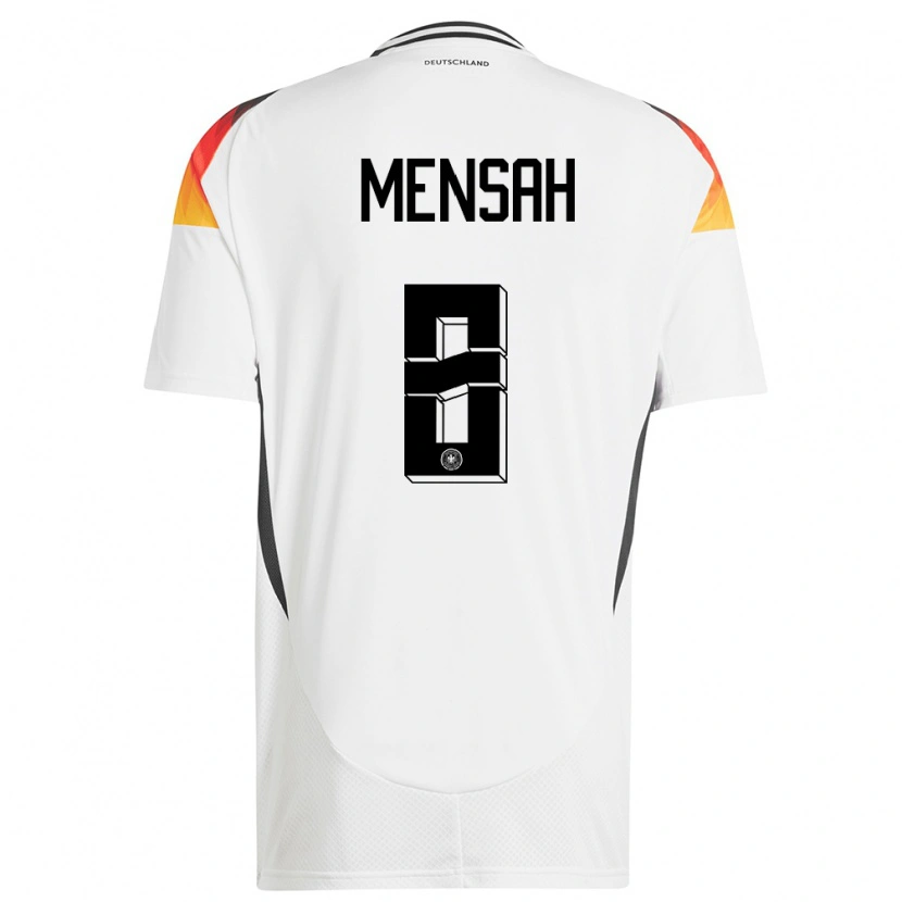 Danxen Kid Germany Naba Mensah #8 White Home Jersey 24-26 T-Shirt