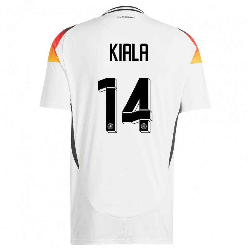 Danxen Kid Germany Cassiano Kiala #14 White Home Jersey 24-26 T-Shirt