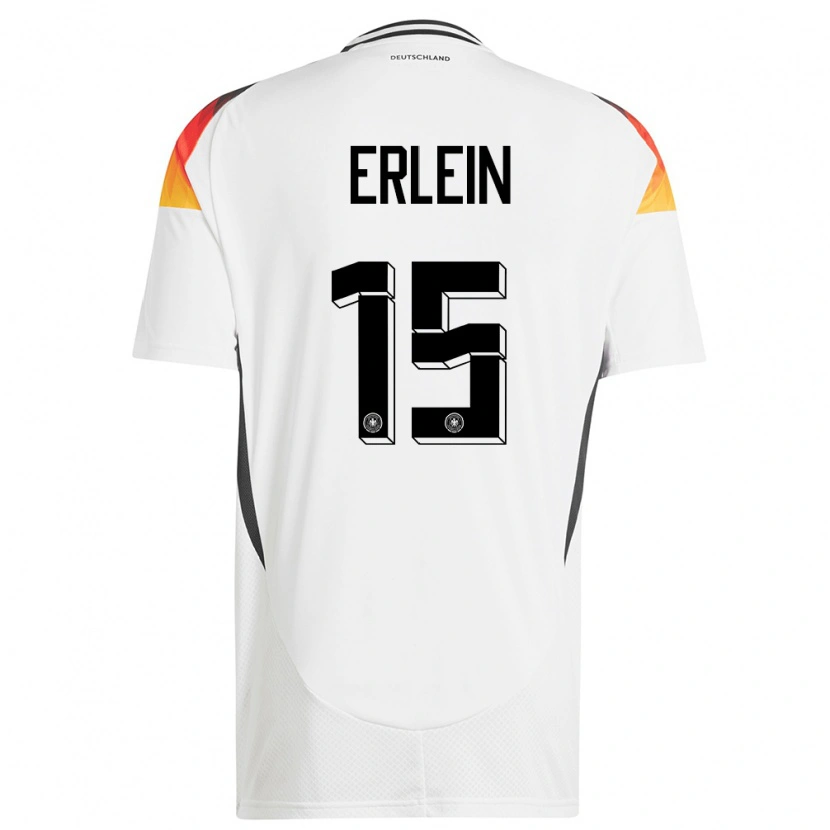 Danxen Kid Germany Luca Erlein #15 White Home Jersey 24-26 T-Shirt