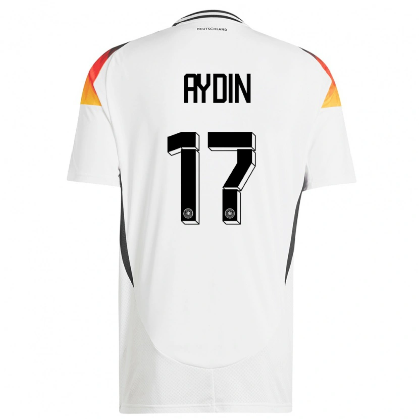 Danxen Kid Germany Ali Aydin #17 White Home Jersey 24-26 T-Shirt