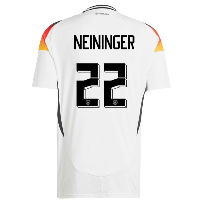 Danxen Kid Germany Tim Neininger #22 White Home Jersey 24-26 T-Shirt