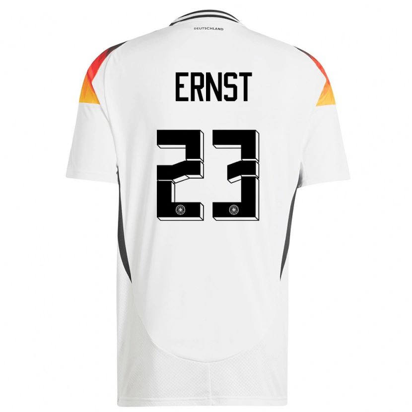 Danxen Kid Germany Tjark Ernst #23 White Home Jersey 24-26 T-Shirt