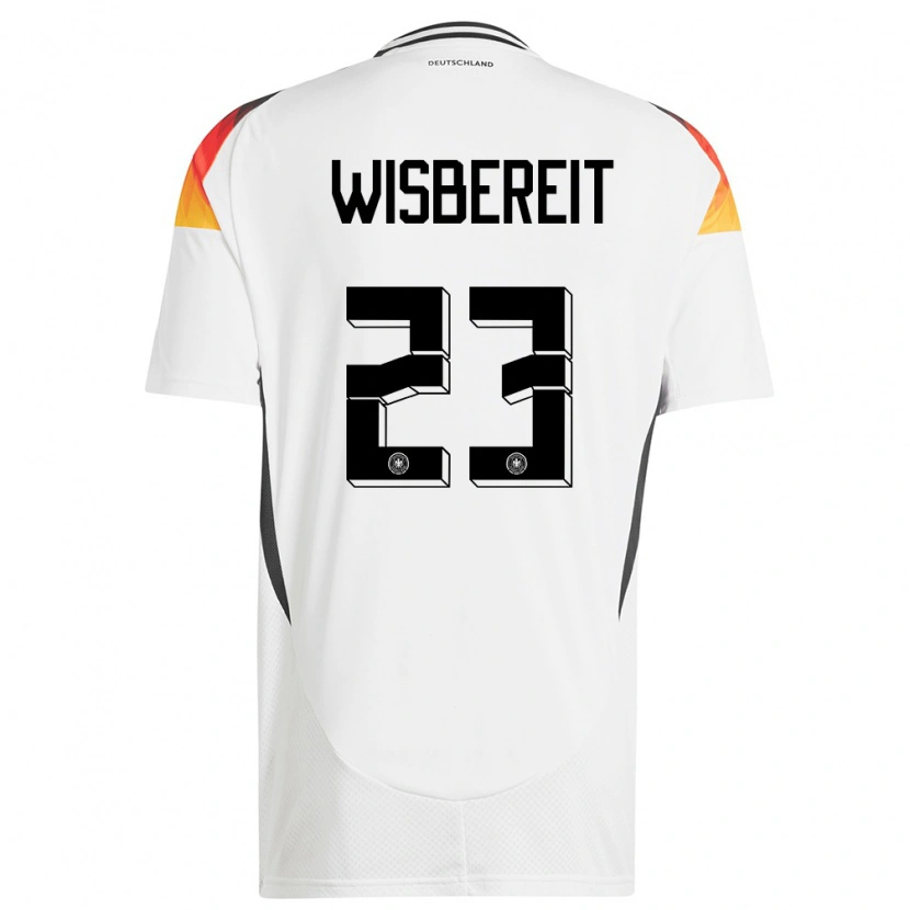 Danxen Kid Germany Tom Wisbereit #23 White Home Jersey 24-26 T-Shirt