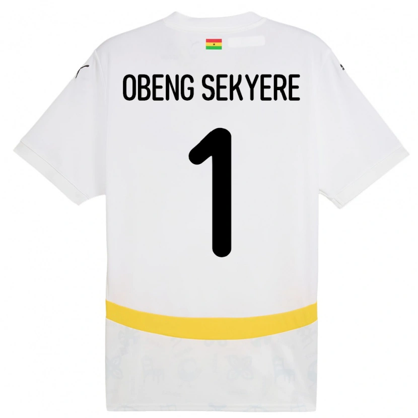 Danxen Kid Ghana Gregory Obeng Sekyere #1 White Home Jersey 24-26 T-Shirt