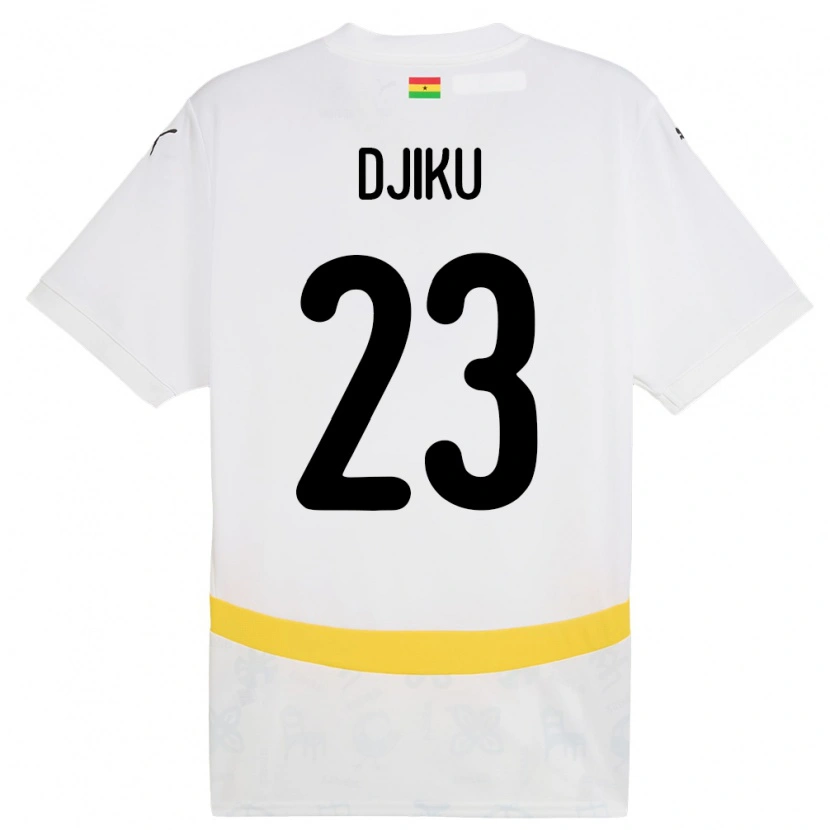 Danxen Kid Ghana Alexander Djiku #23 White Home Jersey 24-26 T-Shirt