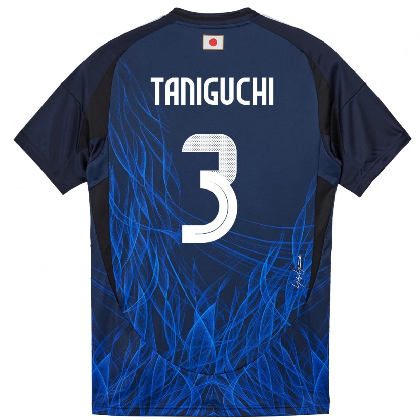 Danxen Kid Japan Shogo Taniguchi #3 Dark Blue Home Jersey 24-26 T-Shirt