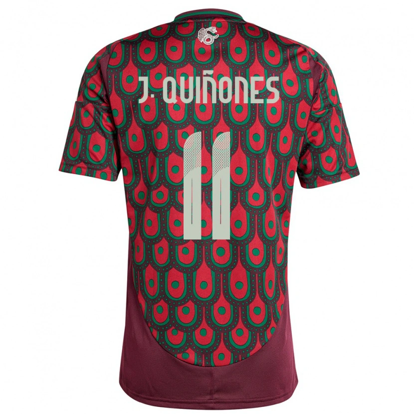 Danxen Kid Mexico Julián Quiñones #11 Maroon Home Jersey 24-26 T-Shirt