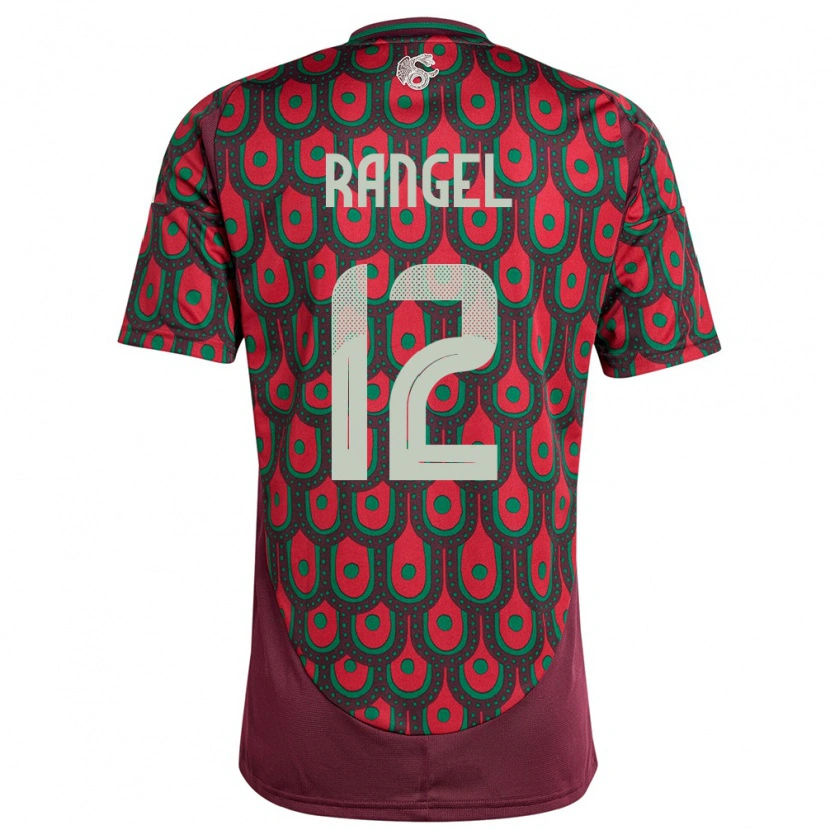 Danxen Kid Mexico Raúl Rangel #12 Maroon Home Jersey 24-26 T-Shirt