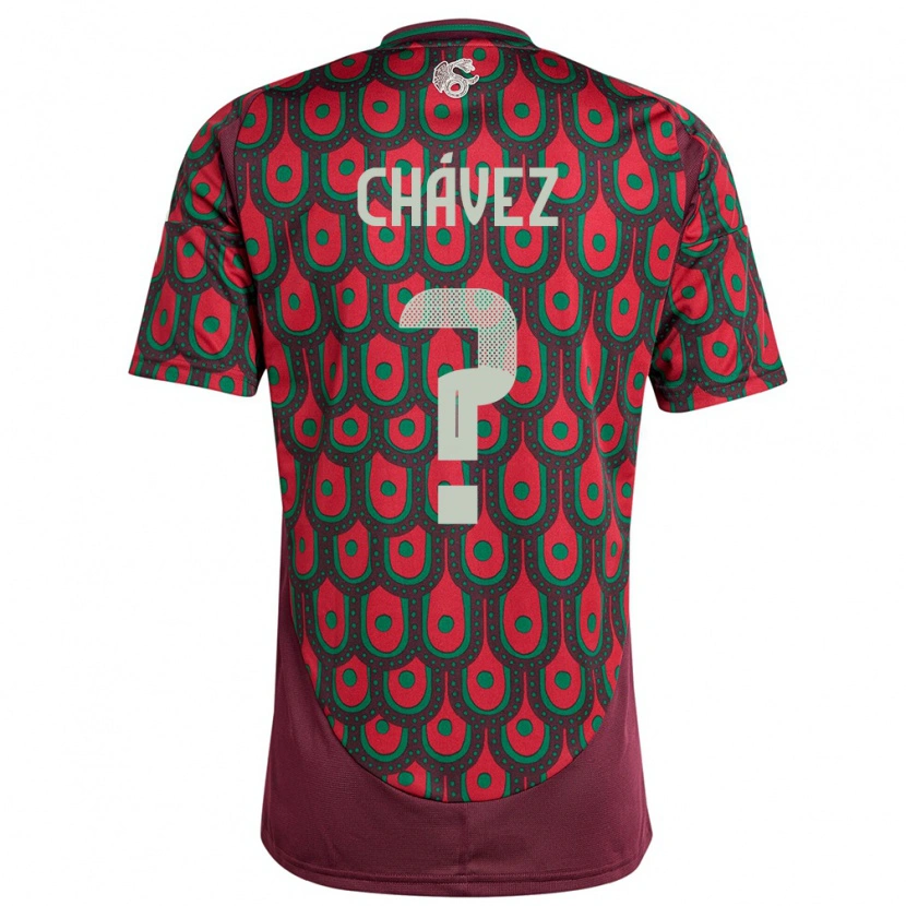 Danxen Kid Mexico Mateo Chávez #0 Maroon Home Jersey 24-26 T-Shirt