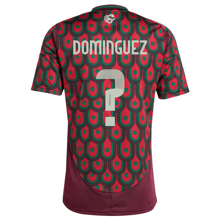 Danxen Kid Mexico Alexéi Domínguez #0 Maroon Home Jersey 24-26 T-Shirt