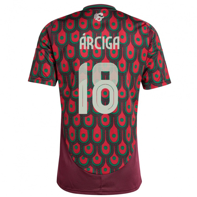 Danxen Kid Mexico Ramiro Árciga #18 Maroon Home Jersey 24-26 T-Shirt