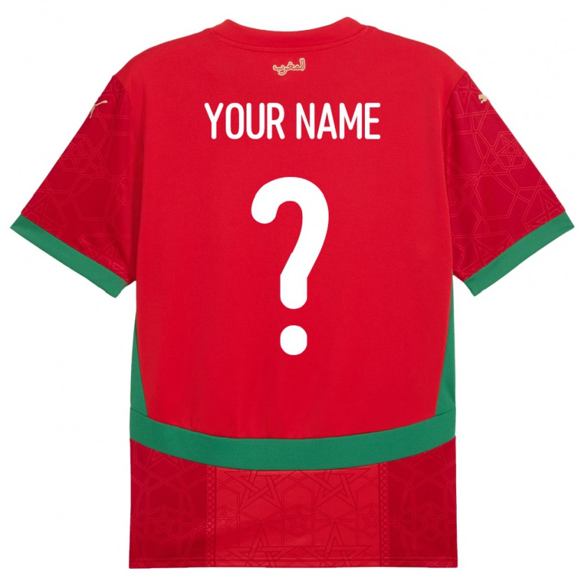 Danxen Kid Morocco Your Name #0 Red Home Jersey 24-26 T-Shirt