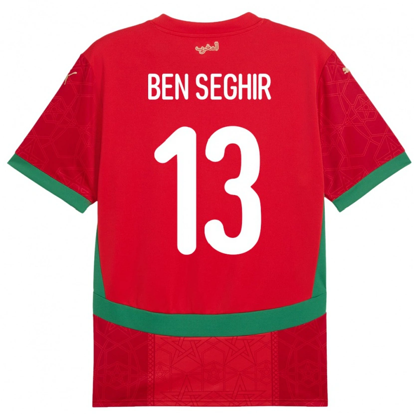 Danxen Kid Morocco Eliesse Ben Seghir #13 Red Home Jersey 24-26 T-Shirt