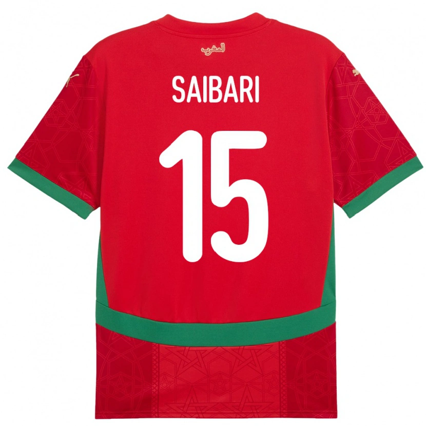 Danxen Kid Morocco Ismael Saibari #15 Red Home Jersey 24-26 T-Shirt