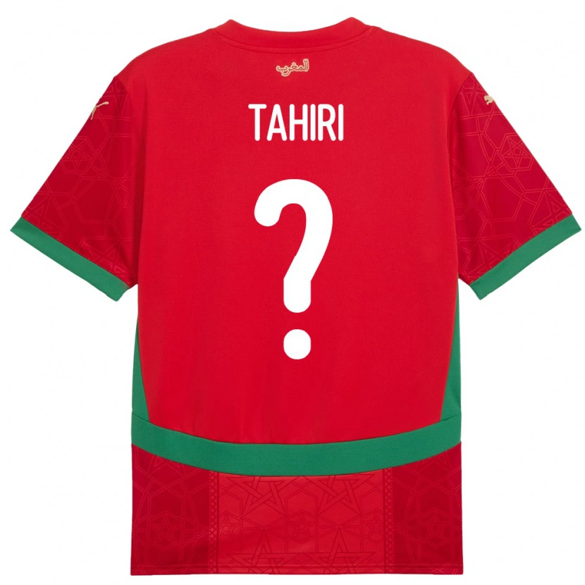 Danxen Kid Morocco Aymen Tahiri #0 Red Home Jersey 24-26 T-Shirt