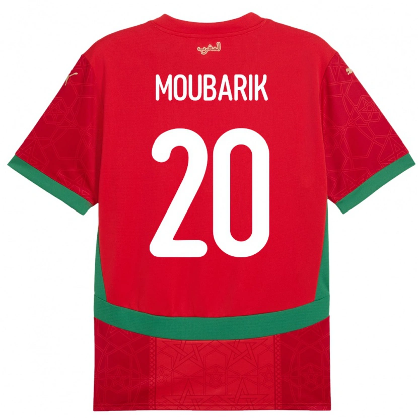 Danxen Kid Morocco Mehdi Moubarik #20 Red Home Jersey 24-26 T-Shirt