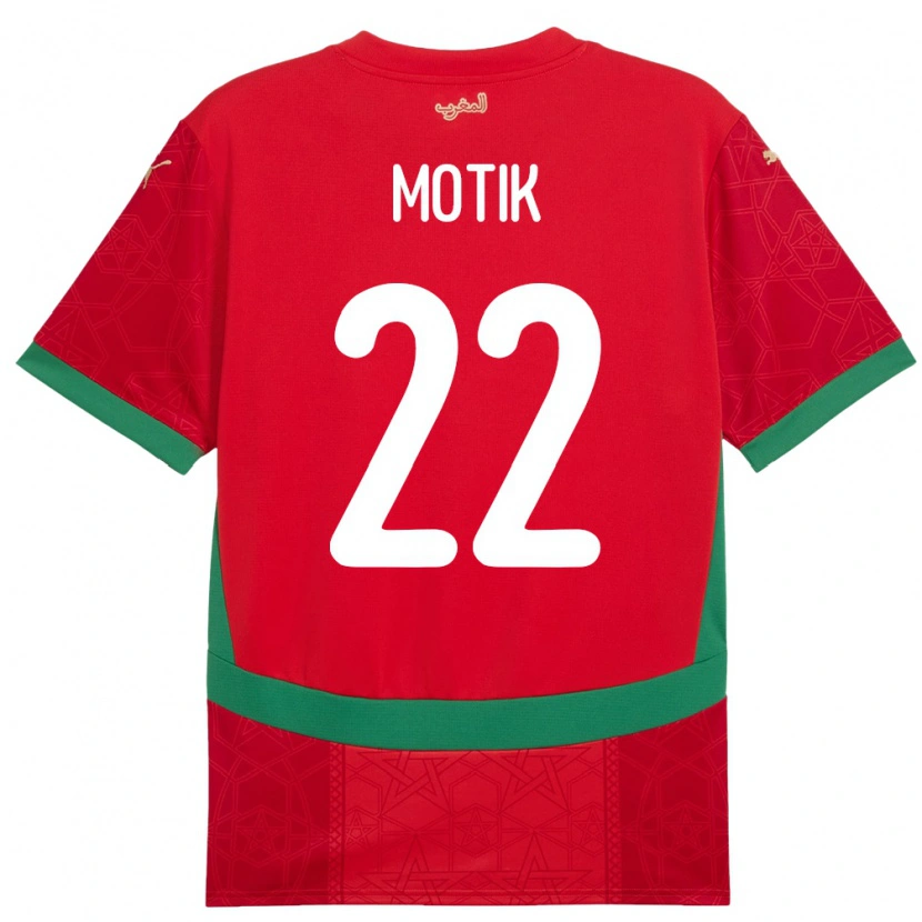 Danxen Kid Morocco Ilyass Motik #22 Red Home Jersey 24-26 T-Shirt