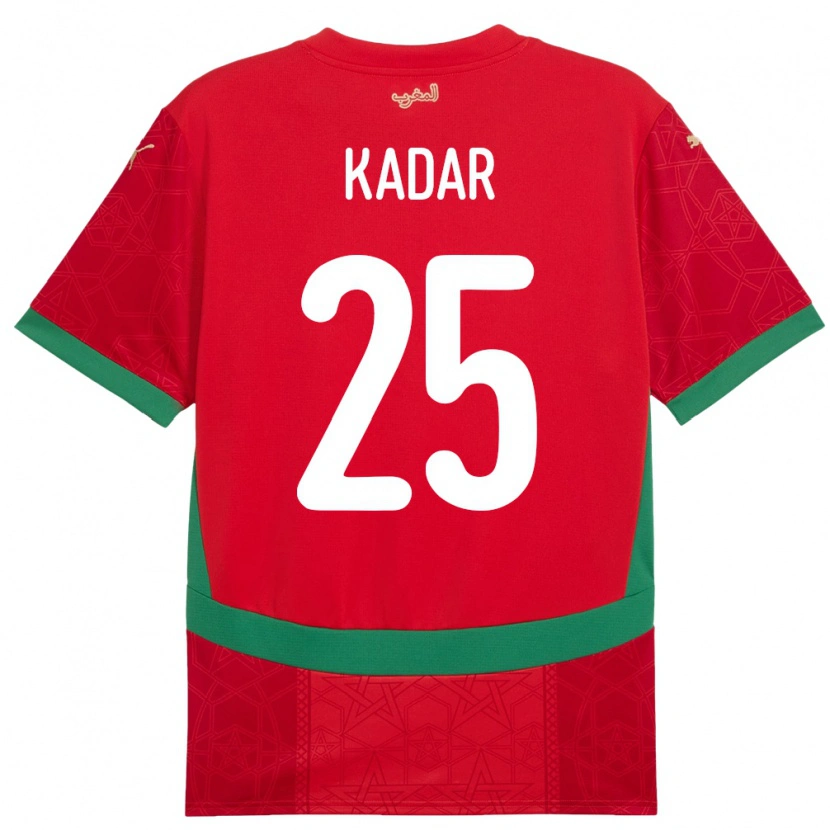 Danxen Kid Morocco Nawfel-Abdelkader Kadar #25 Red Home Jersey 24-26 T-Shirt