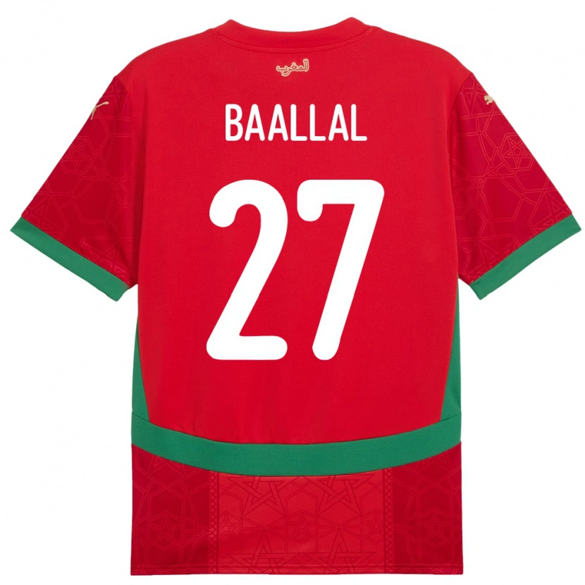 Danxen Kid Morocco Adam Baallal #27 Red Home Jersey 24-26 T-Shirt