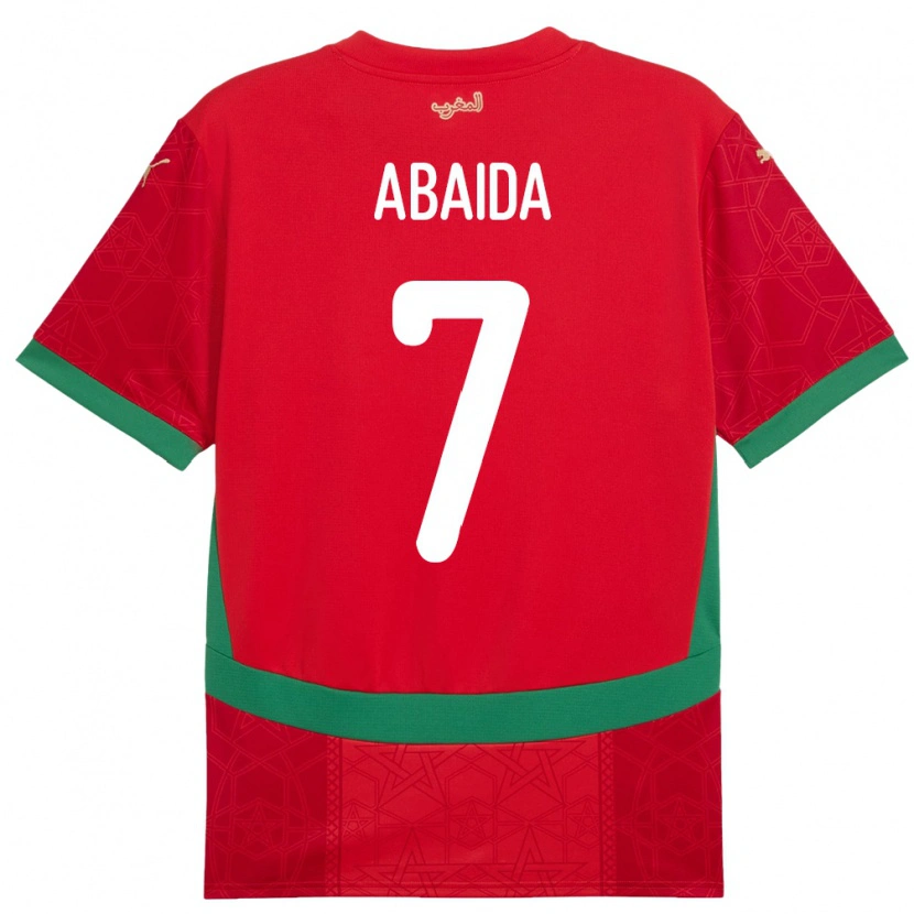 Danxen Kid Morocco Haitam Abaida #7 Red Home Jersey 24-26 T-Shirt