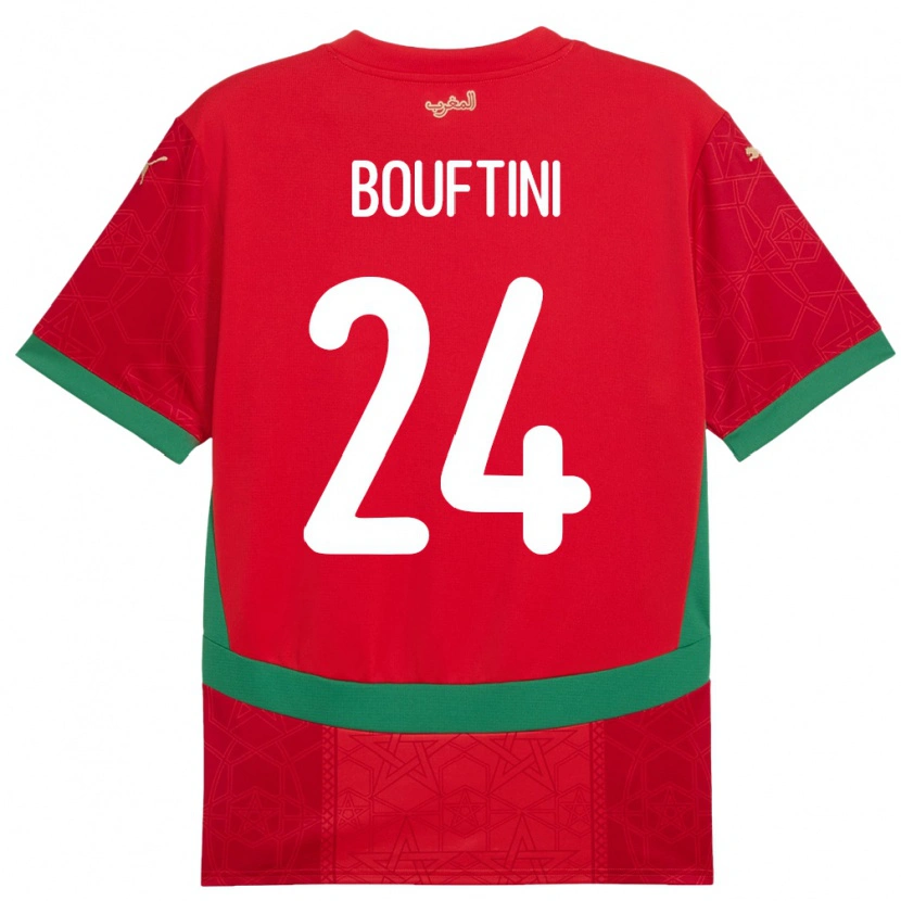 Danxen Kid Morocco Sofia Bouftini #24 Red Home Jersey 24-26 T-Shirt