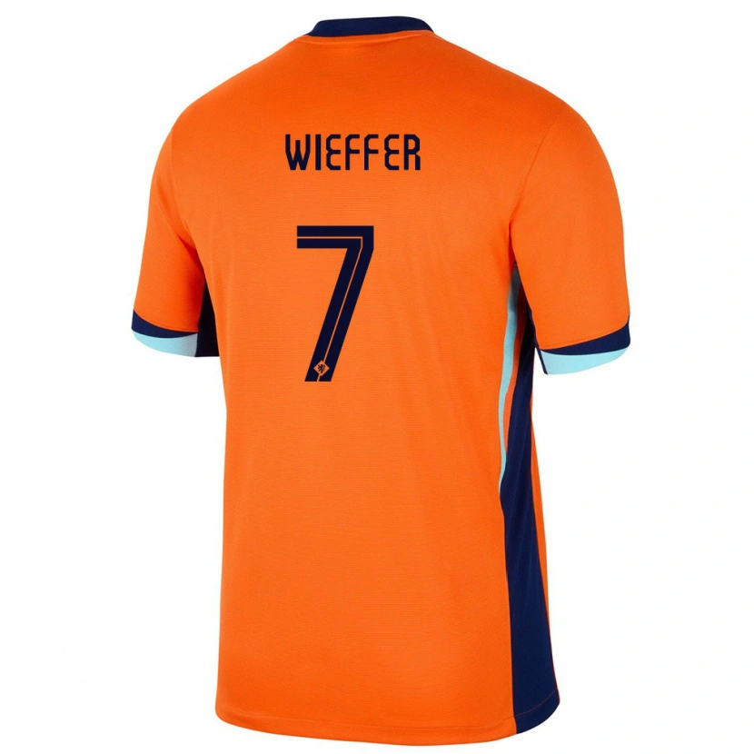 Danxen Kid Netherlands Mats Wieffer #7 Orange Home Jersey 24-26 T-Shirt