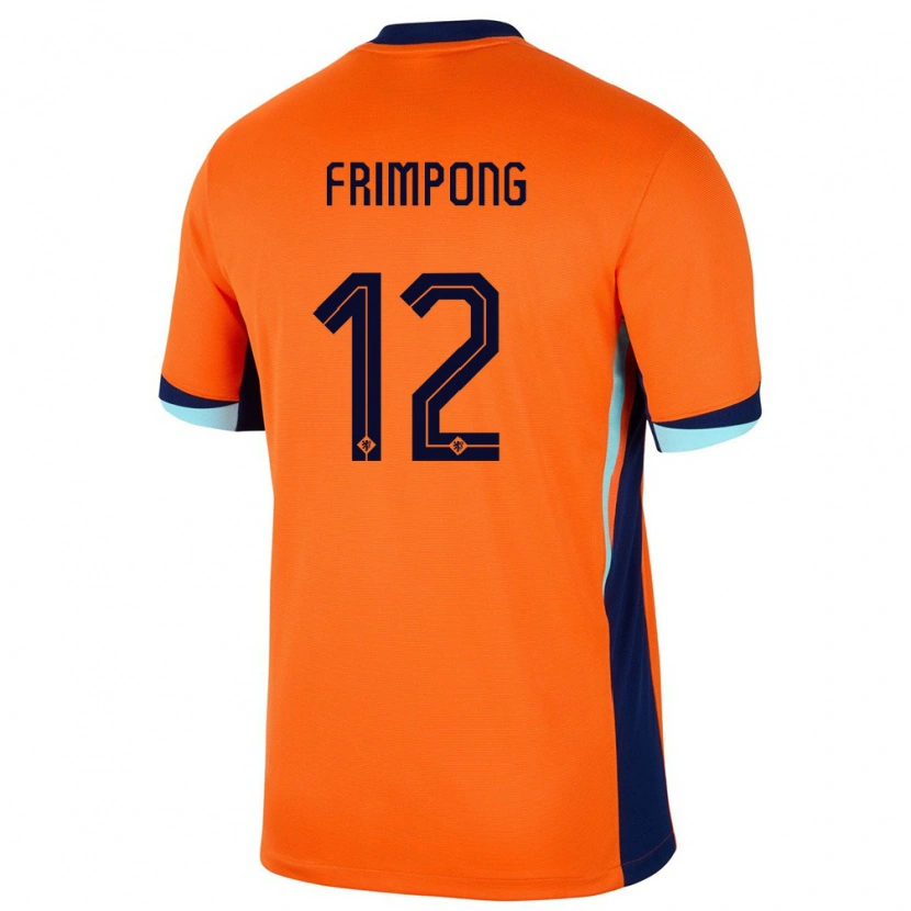 Danxen Kid Netherlands Jeremie Frimpong #12 Orange Home Jersey 24-26 T-Shirt