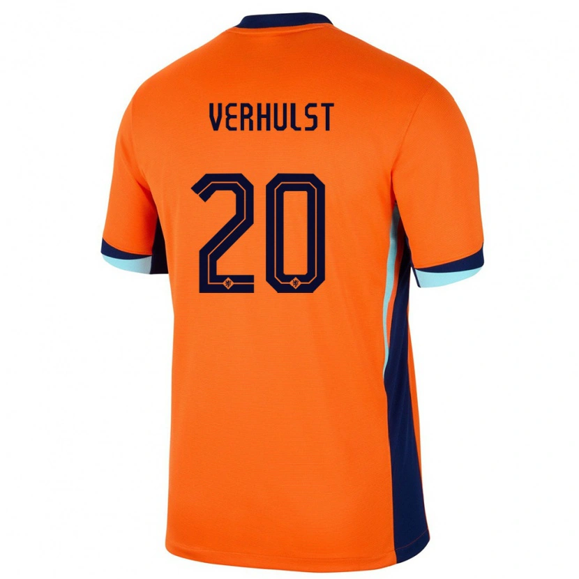 Danxen Kid Netherlands Gino Verhulst #20 Orange Home Jersey 24-26 T-Shirt