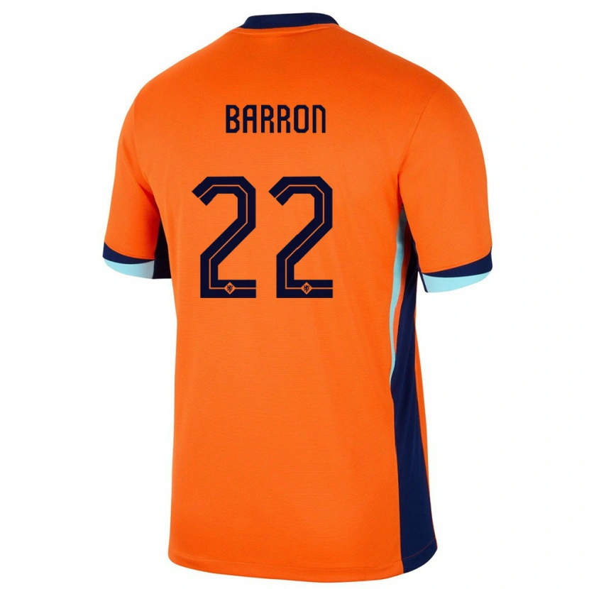 Danxen Kid Netherlands Eternal Barron #22 Orange Home Jersey 24-26 T-Shirt