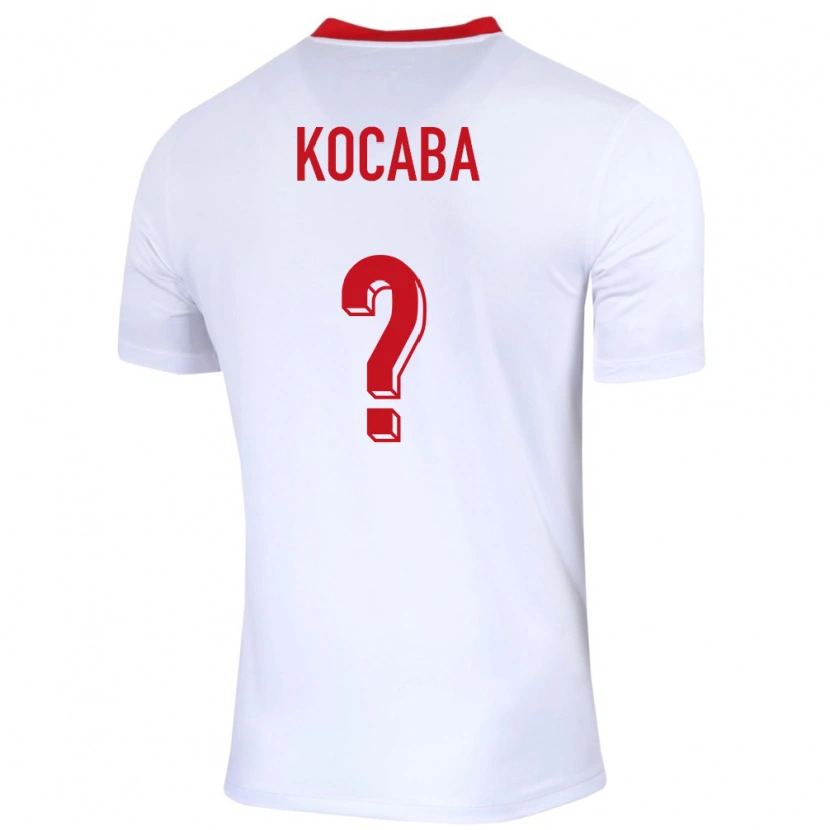 Danxen Kid Poland Filip Kocaba #0 White Home Jersey 24-26 T-Shirt