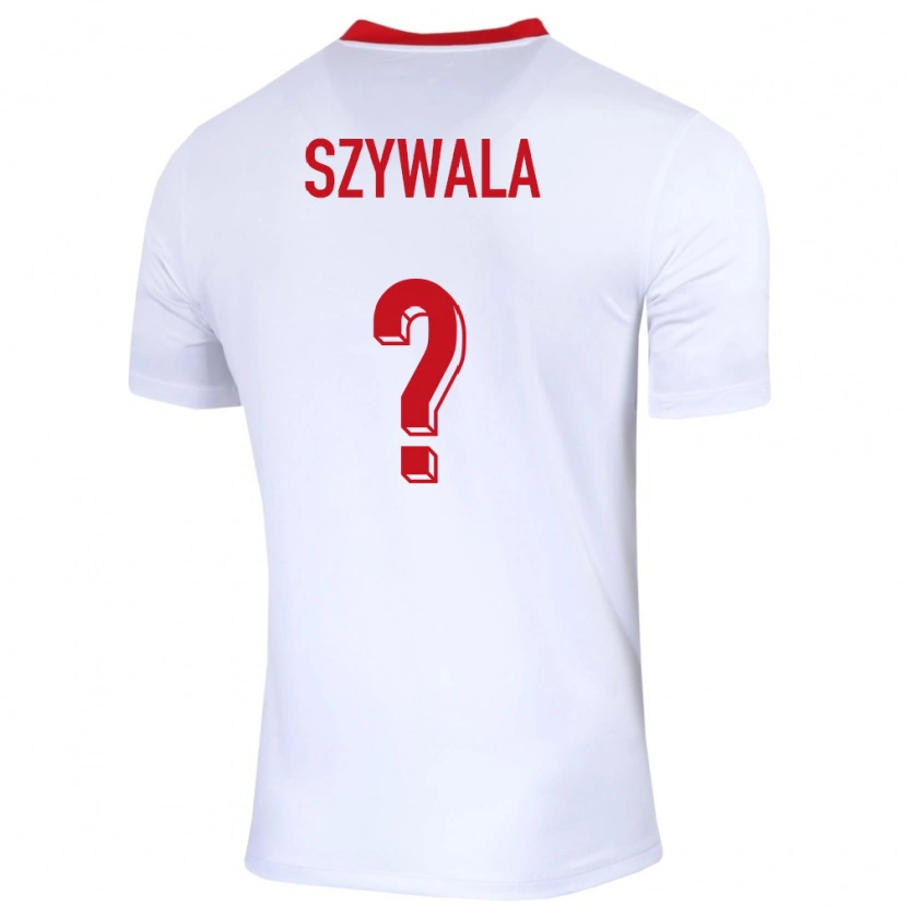 Danxen Kid Poland Bartosz Szywala #0 White Home Jersey 24-26 T-Shirt