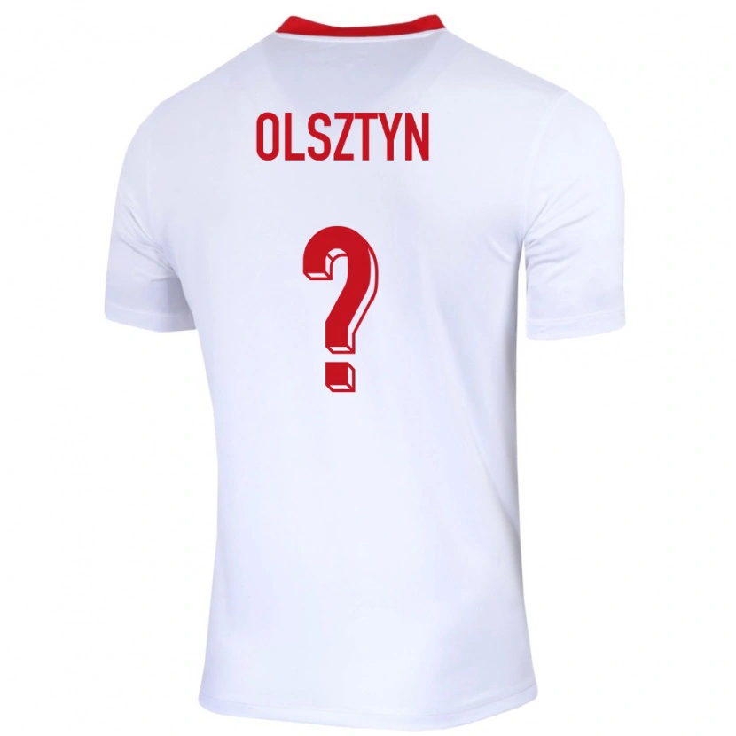 Danxen Kid Poland Aleks Olsztyn #0 White Home Jersey 24-26 T-Shirt