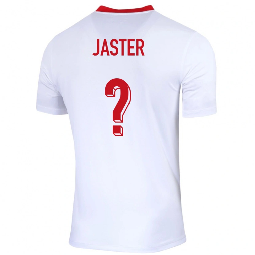 Danxen Kid Poland Adrian Jaster #0 White Home Jersey 24-26 T-Shirt