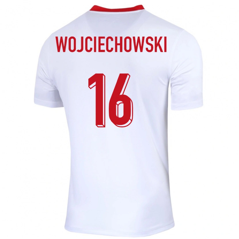 Danxen Kid Poland Oliwier Wojciechowski #16 White Home Jersey 24-26 T-Shirt