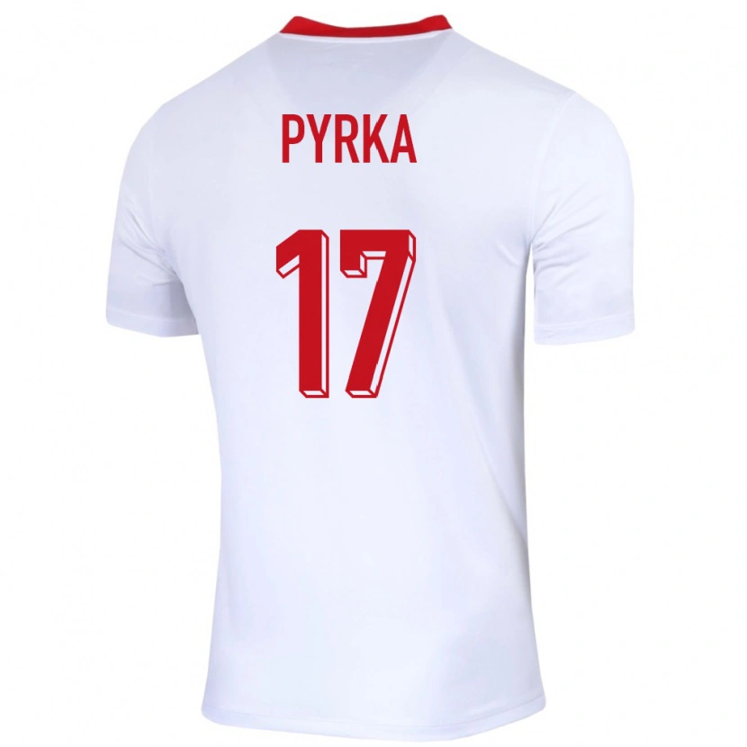 Danxen Kid Poland Arkadiusz Pyrka #17 White Home Jersey 24-26 T-Shirt