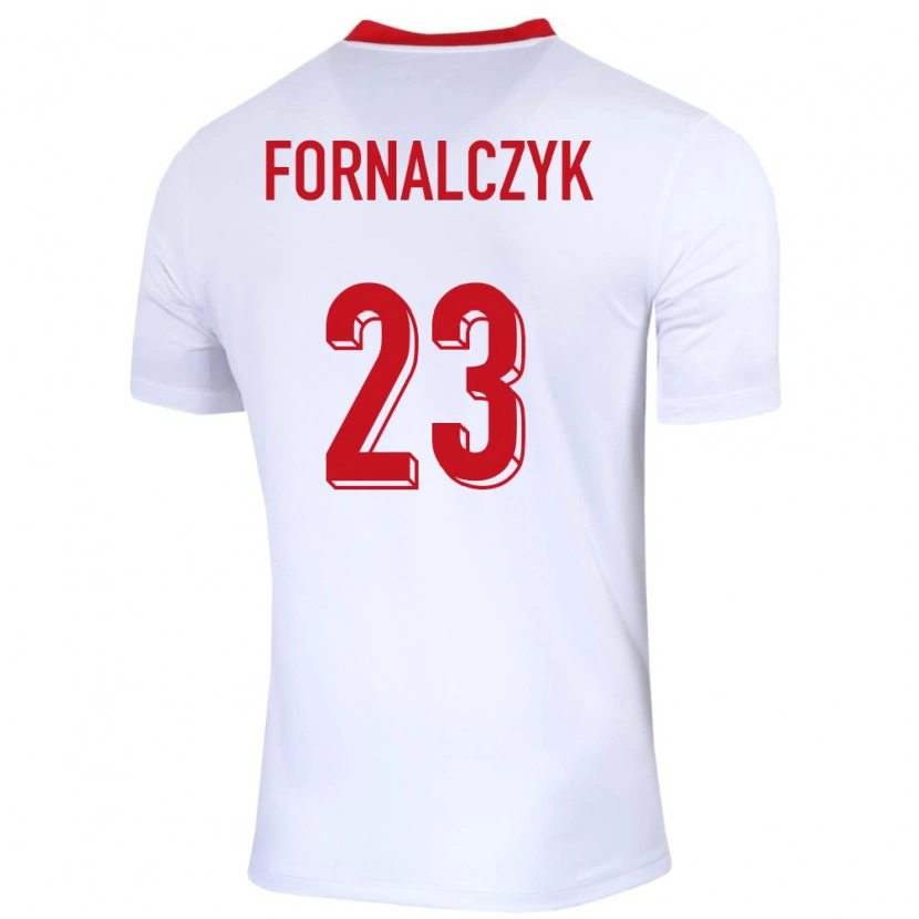 Danxen Kid Poland Mariusz Fornalczyk #23 White Home Jersey 24-26 T-Shirt