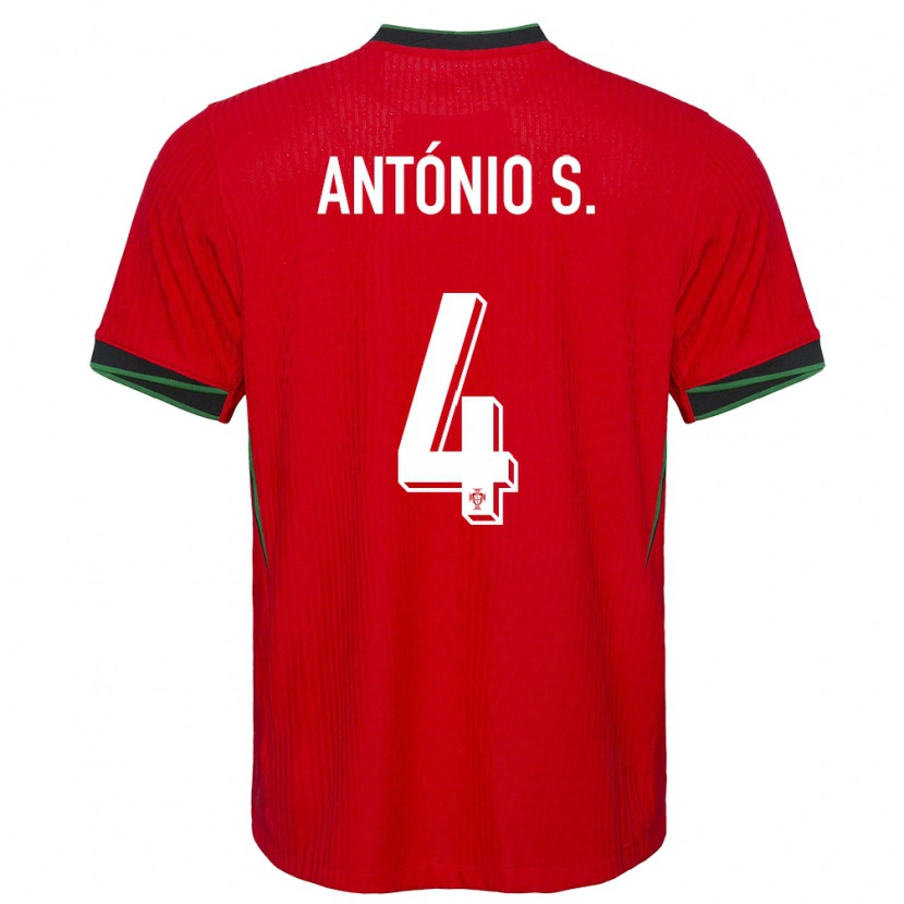 Danxen Kid Portugal António Silva #4 Red Home Jersey 24-26 T-Shirt