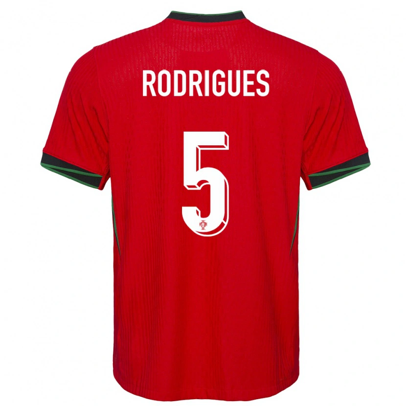 Danxen Kid Portugal Rafa Rodrigues #5 Red Home Jersey 24-26 T-Shirt