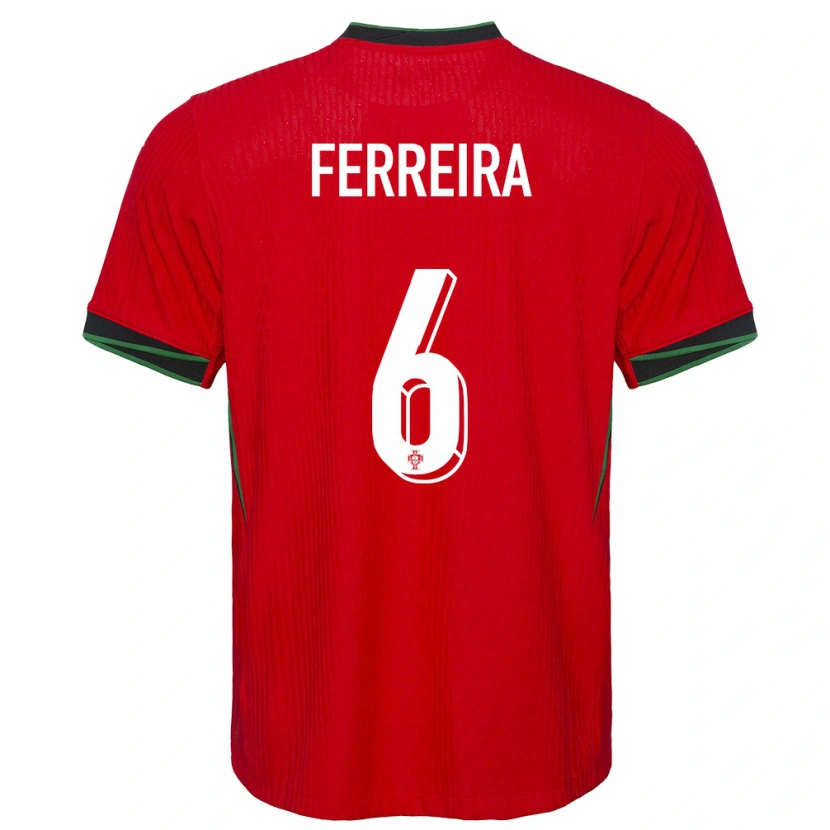 Danxen Kid Portugal Martim Ferreira #6 Red Home Jersey 24-26 T-Shirt