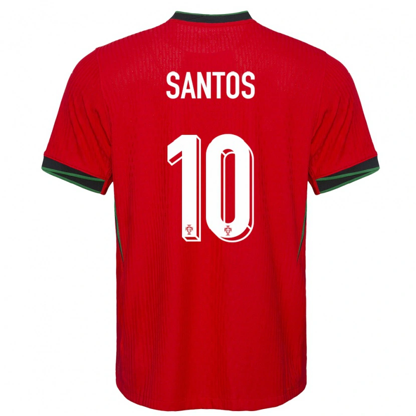 Danxen Kid Portugal Pedro Santos #10 Red Home Jersey 24-26 T-Shirt