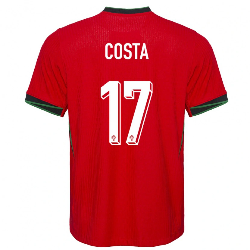 Danxen Kid Portugal João Costa #17 Red Home Jersey 24-26 T-Shirt