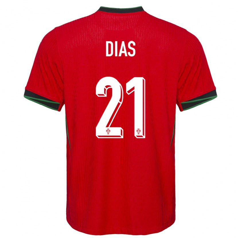 Danxen Kid Portugal Rodrigo Dias #21 Red Home Jersey 24-26 T-Shirt