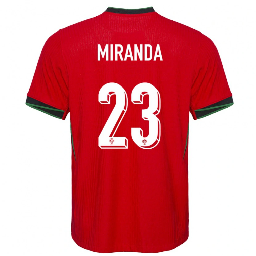 Danxen Kid Portugal João Miranda #23 Red Home Jersey 24-26 T-Shirt