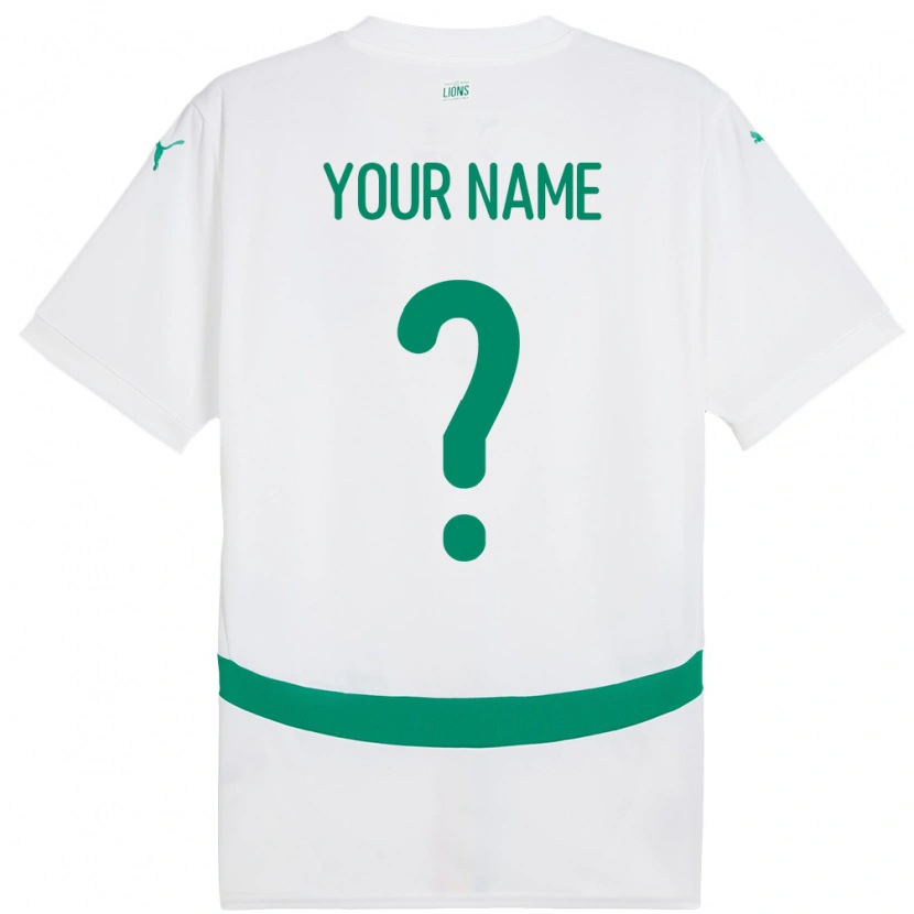 Danxen Kid Senegal Your Name #0 White Home Jersey 24-26 T-Shirt