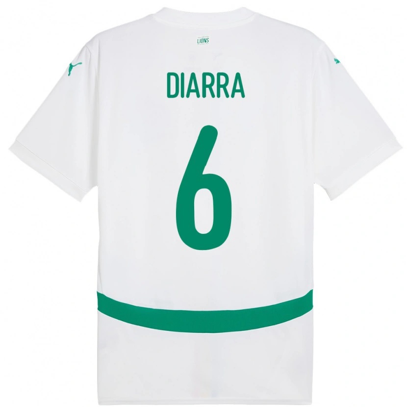 Danxen Kid Senegal Habib Diarra #6 White Home Jersey 24-26 T-Shirt