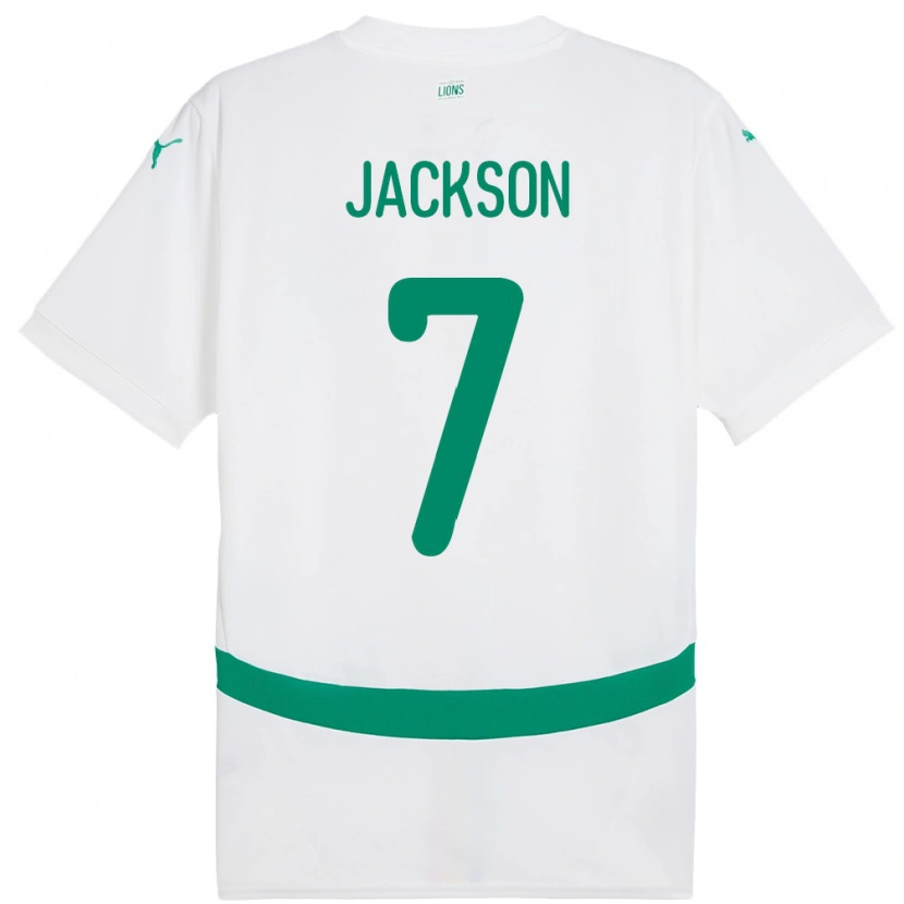 Danxen Kid Senegal Nicolas Jackson #7 White Home Jersey 24-26 T-Shirt