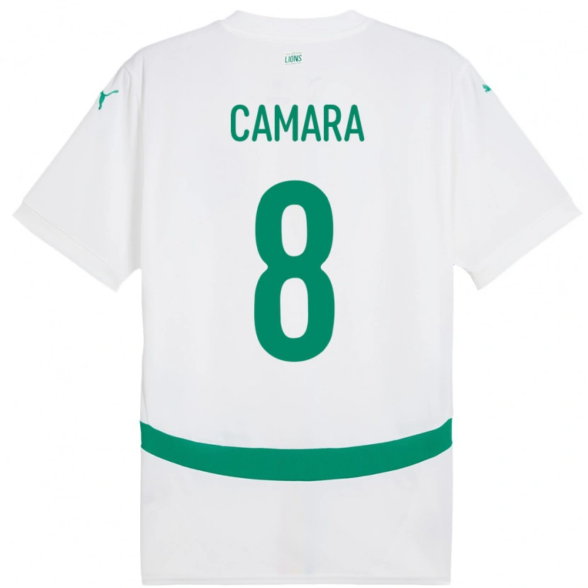 Danxen Kid Senegal Lamine Camara #8 White Home Jersey 24-26 T-Shirt